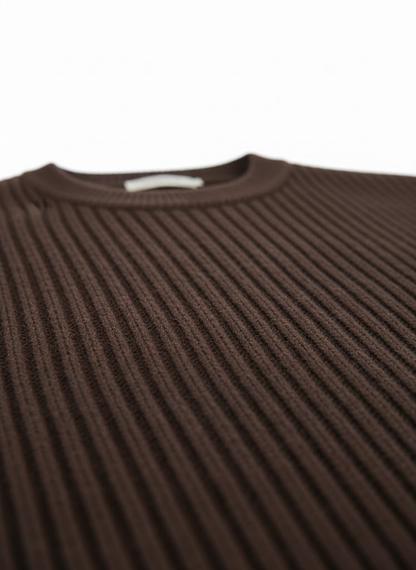 MARLOW RIB KNIT SWEATER