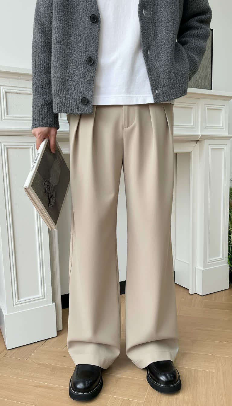 BENNETT PLEATED TROUSER